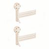 Rotating Towel Hanger Wall Mounted Bath Towel Holder Multi-Rod Towel Rack  Shower