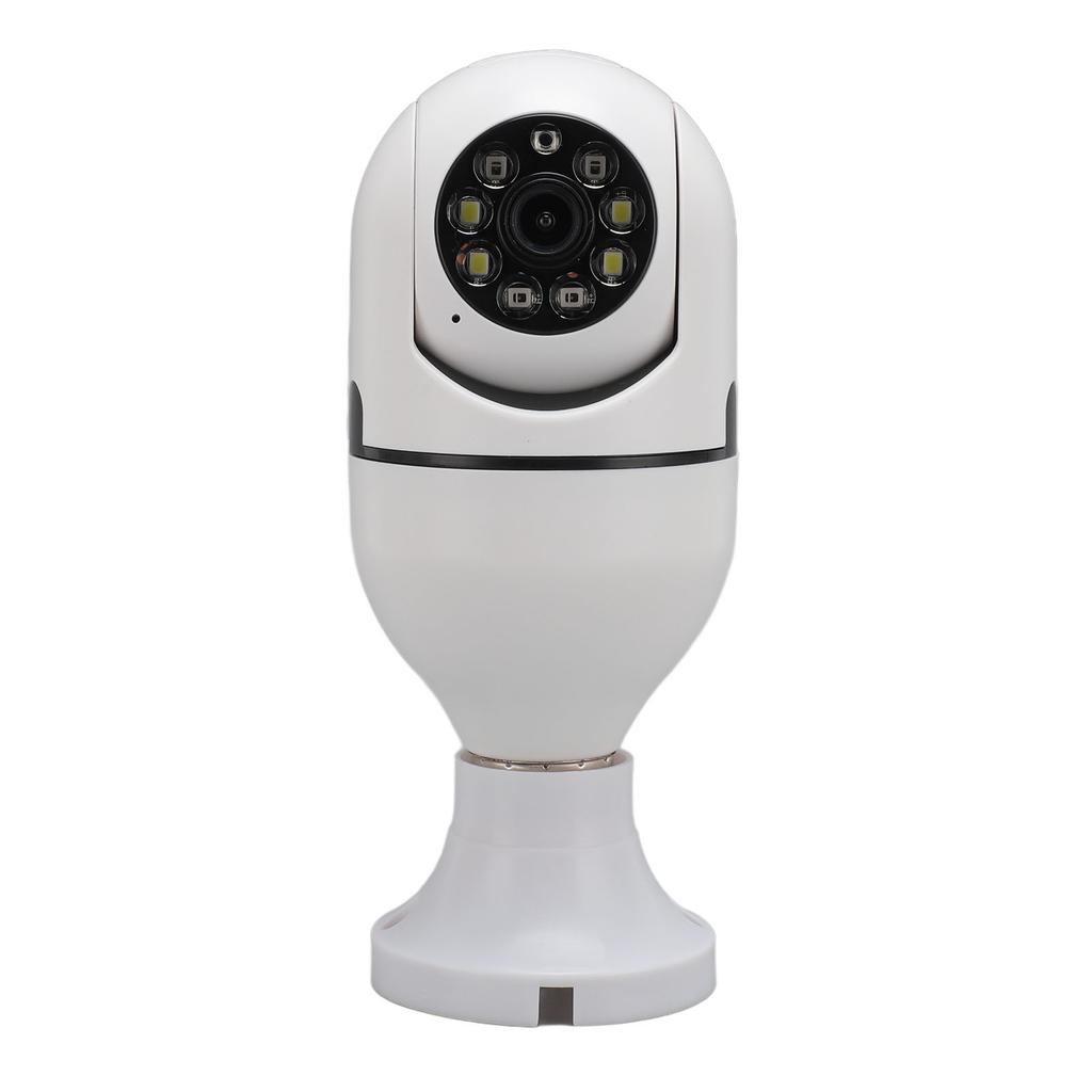 3MP Light Bulb Security Camera Night Vision Motion Detection Wireless 360 Degree 5G 2.4 GHz WiFi
