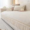 Cream Style Sofa Cover Fabric Soft Chenille Non Slip Sofa Cover Comfortable And Durable Seat Cushion Suitable For All Seasons