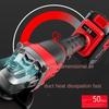 Brushless Lithium-ion Angle Grinder Wireless Cutting Machine Multi-function Grinder