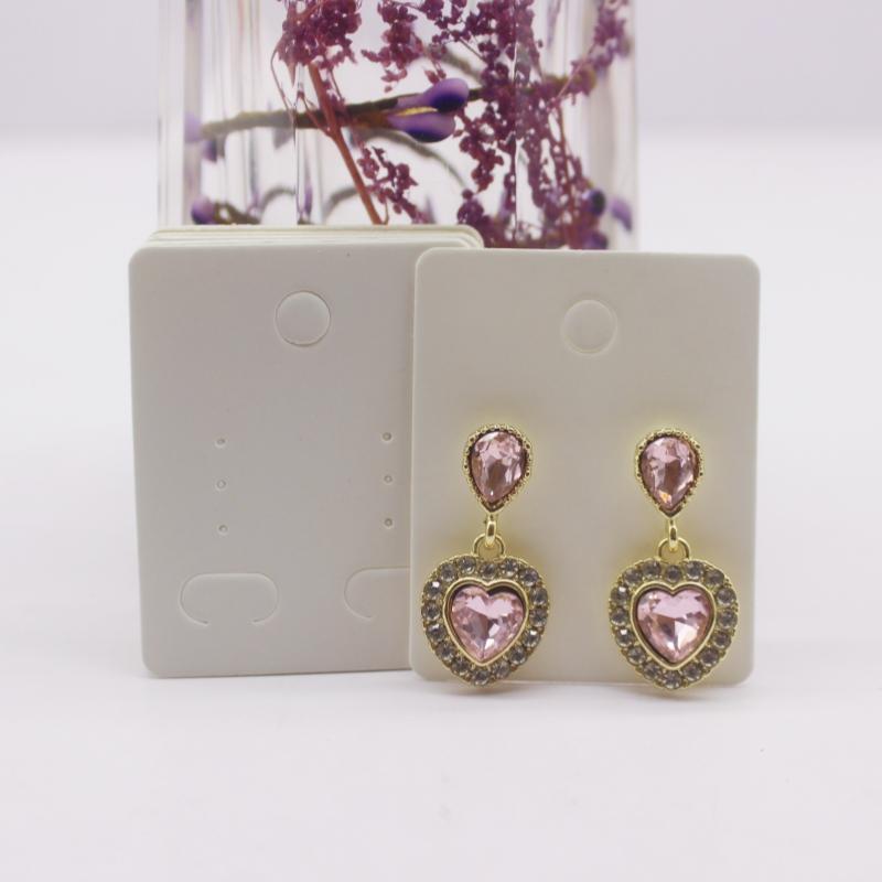 100pcs 5x4cm Earrings Cards Paperboard Jewelry Newest Arrived Popular Display Cardboard Hot Sale Fashion Design Delicate Cards