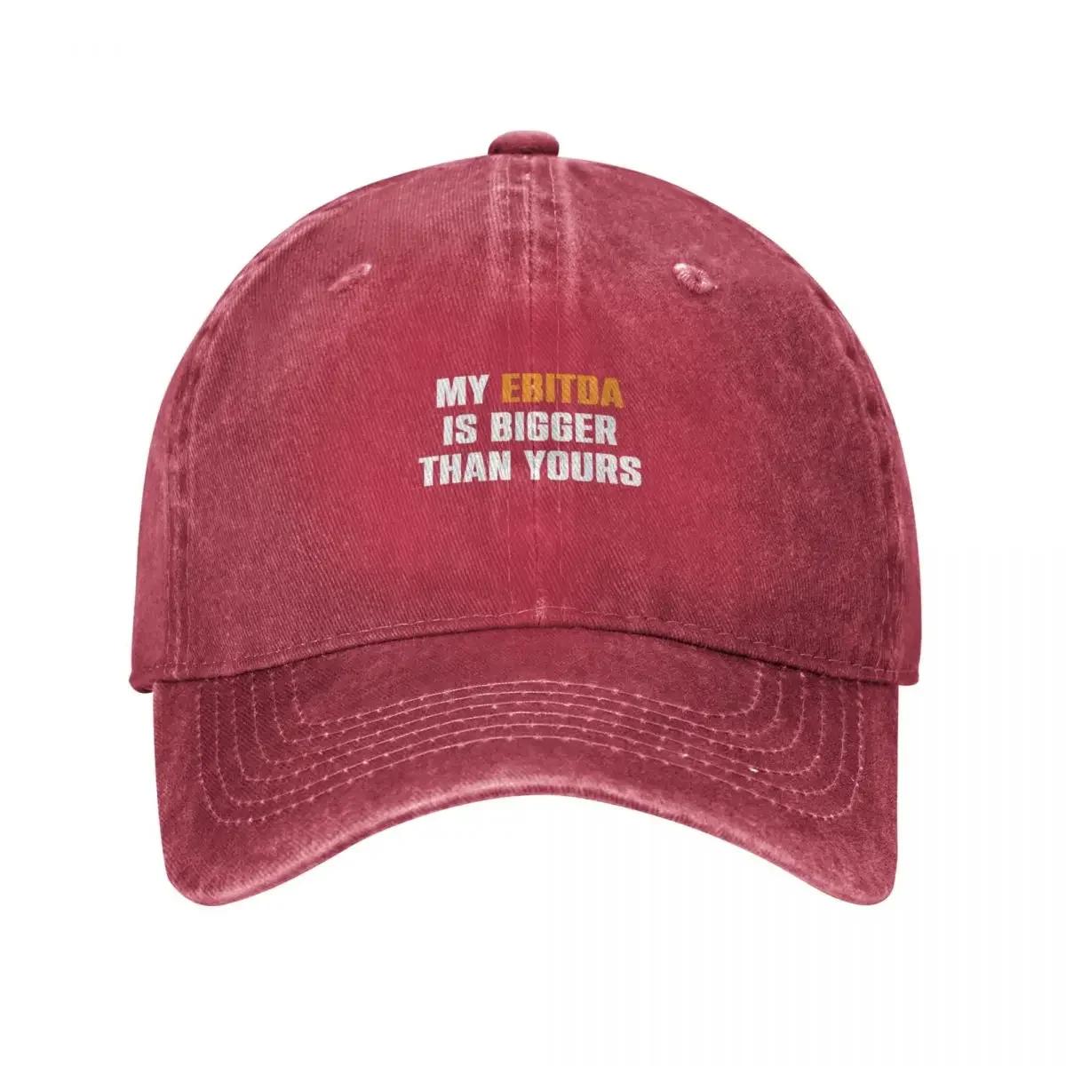 My Ebitda is bigger than yours Funny Accountant Data Analysis Baseball Cap Unisexs big size hat Unisex hat Golf Women Unisexs