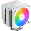 CPU Cooler - XIGMATEK AK6 Dual Digital Arctic - AMD AM5/AM4 - 2x 120 Mm ARGB Fan - White