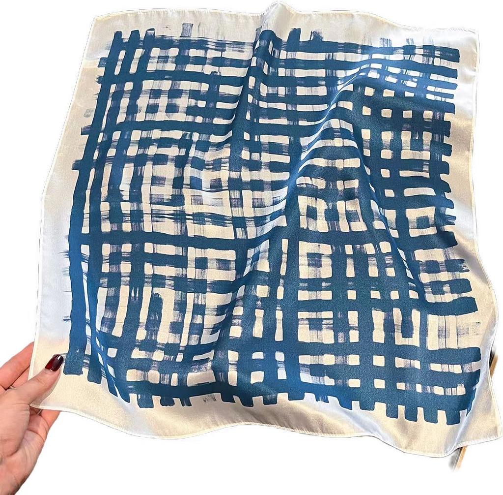 New 100% Pure Real Silk Scarf Women Hair Foulard High Quality Bandana Square Headband Hijab echarpe Poncho Scarves Pashmina