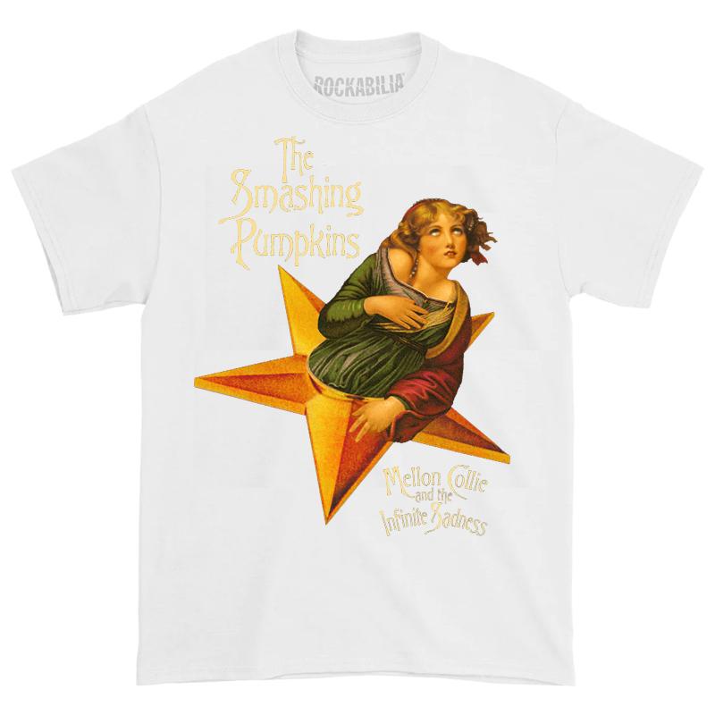 2025 Classic The Smashing Pumpkins Band T Shirt Rock Music Men Women Casual T-Shirt Short Sleeve Tee Cotton Tops Summer Clothing