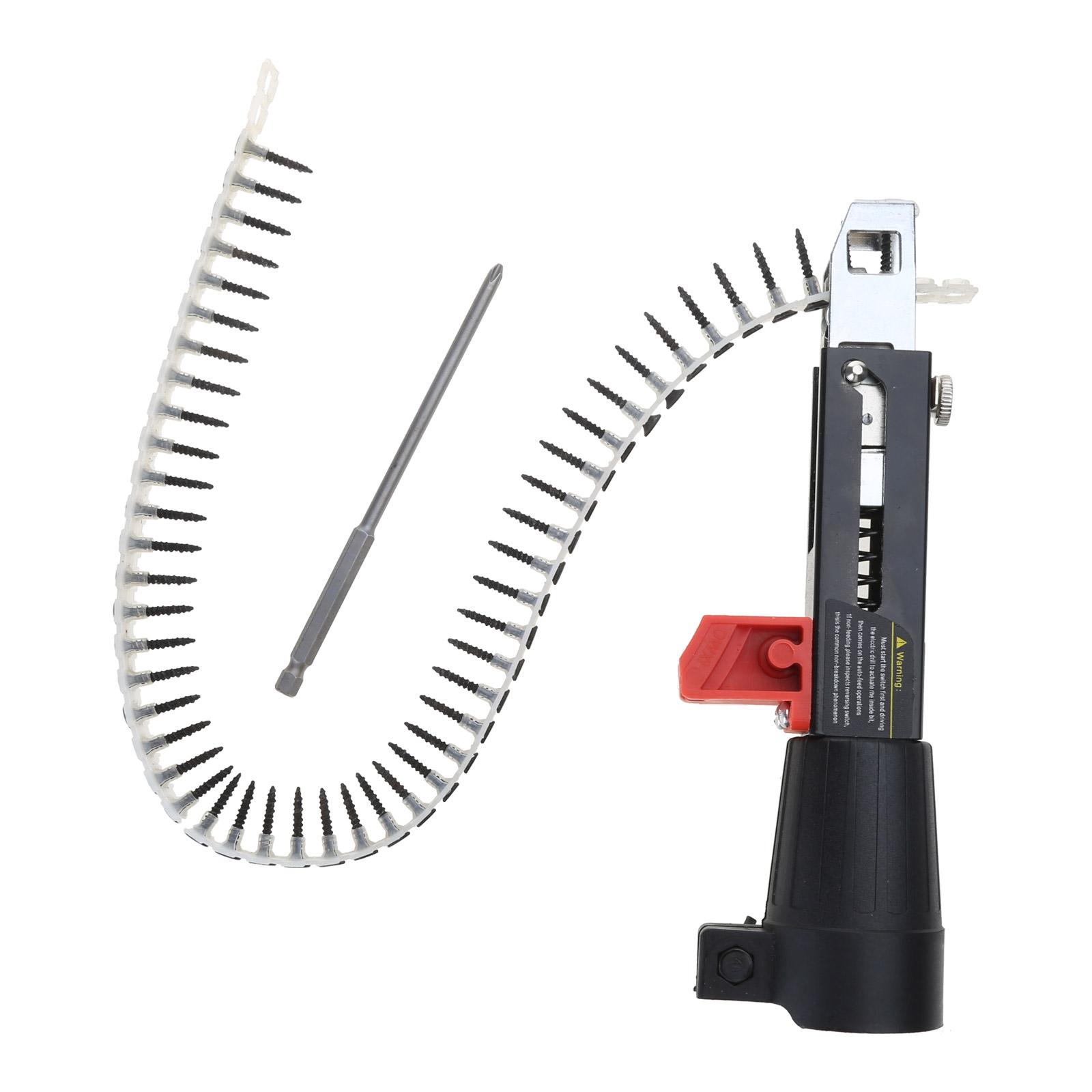 

Автоматический адаптер для цепных гвоздезабивных пистолетов, адаптер-насадка для шуруповертов, набор цепных гвоздей для электроинструмента для деревообработки