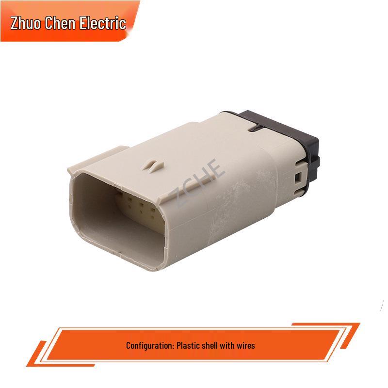 12-poliger grauer Automobil-Kabelbaumstecker 33482-1261/33472-1259