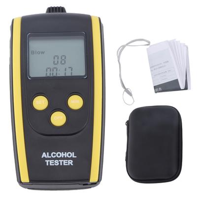 Breathalyzer Portable Air Blowing Alcohol Tester Non Contact High Accuracy for Safety Car Driving