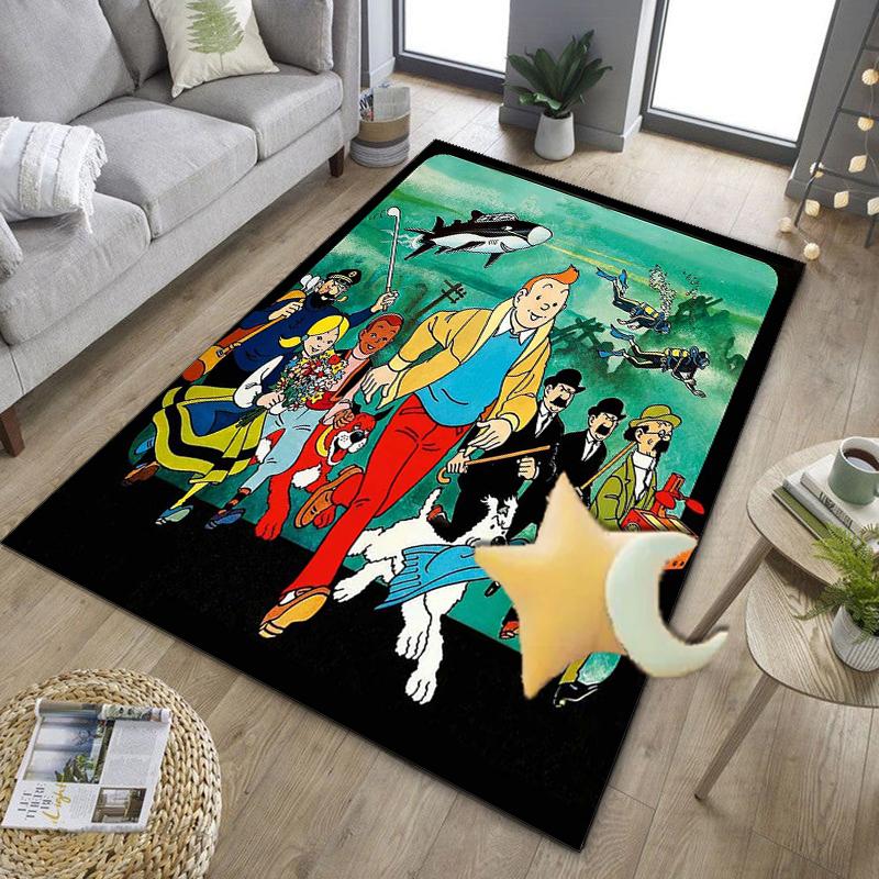 Adventure In The City Office Rug Chair Mat, Game Carpet, Suitable for Front Door, Bedroom, Living Room, Desk, Holiday Gift