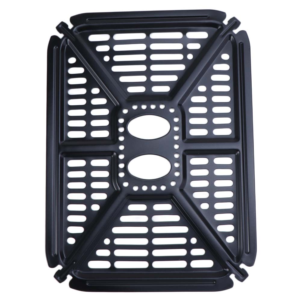 Non-Stick Air Fryer Grill Plate Square Grill Pan Air Fryer Replacement Part Dual Basket Air Fryer