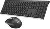 Arteck Bluetooth Keyboard and Mouse Connects To 3 Devices Bluetooth Ergonomic Compatible with and Smartphones Set, Multi-Pairing, Simultaneously,