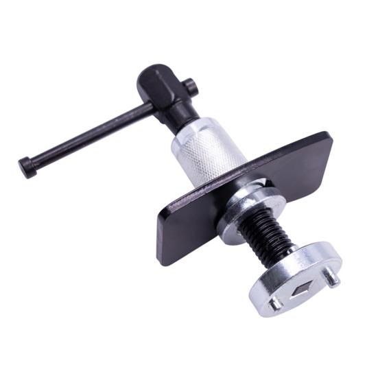 Disc Brake Piston Rewind Tool Kit Carbon Steel Brake Cylinder Adjustment Set for Pad Replacement with Reaction Plate Auto Repair Accessories