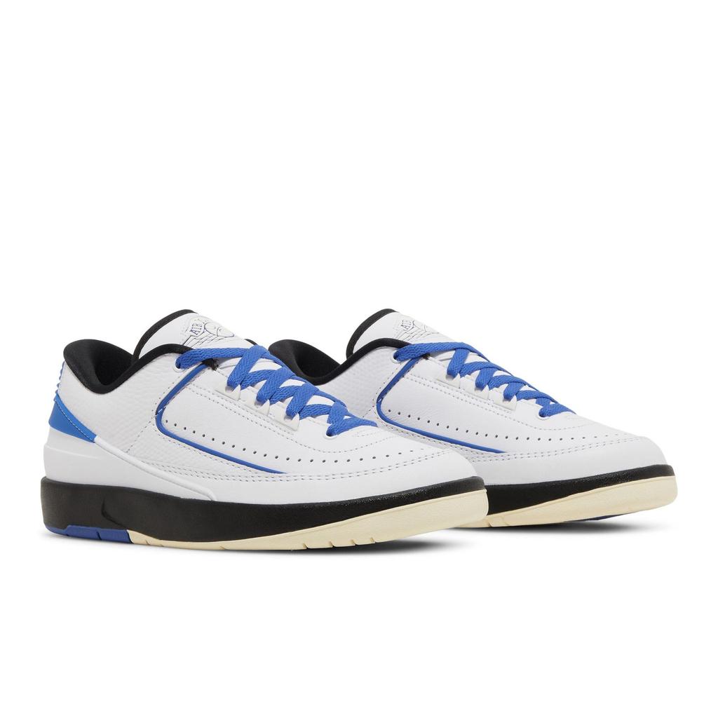 Womens Air Jordan 2 Retro Low 'Varsity Royal' (women's sizes) White / Varsity Royal / Black / Muslin Vintage Basketball Shoes DX4401 104