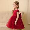 Little Girls Puffy Princess Dress Kids Party Wedding Flower Girl Tutu Dress