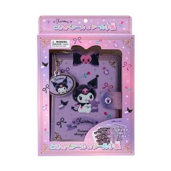 Sanrio Tokimeku Seal Notebook Kuromi Storage Charm Paper Stickers Removable Slider Case Letter-style Memo 913952