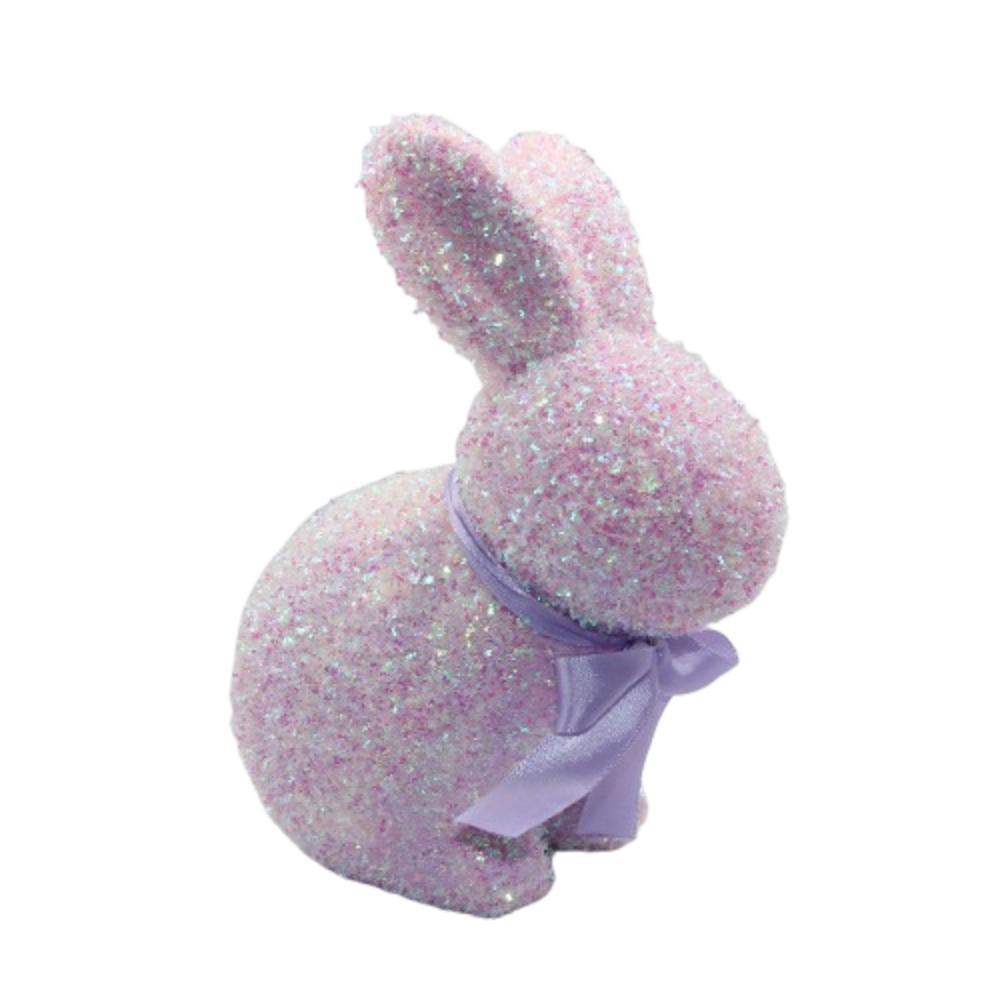 Colorful Easter Bunny Ornament Simulation Bunny Cartoon Bunny Figurine  Spring Home