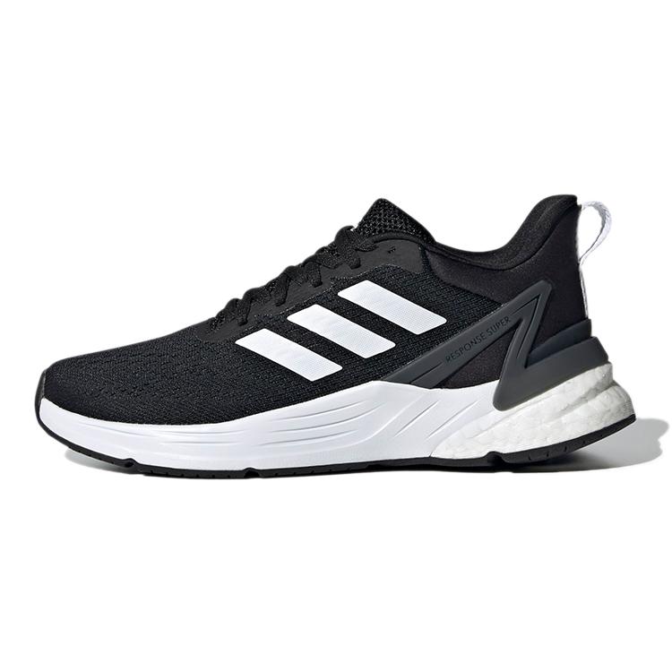 

New Adidas Response Super 2.0 J Abrasion Resistant Low Top Kids Running Shoes Black Teenagers H01710 36.5