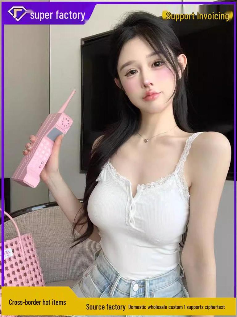 2026 Women's Sexy Lace Trim Camisole - Slimming Summer Style