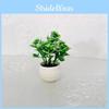 Realistic Monthly Rose Artificial Green Plants Potted For Decoration Indoor