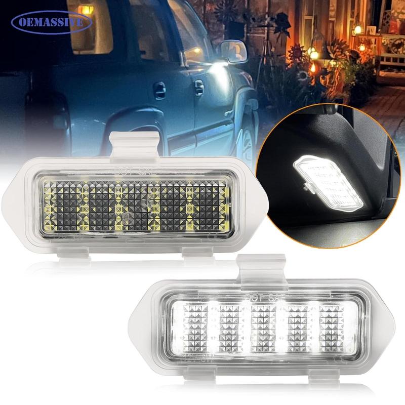 

Universal LED Door Projector Puddle Light Kit For Cadillac Escalade Chevy Silverado GMC Sierra Yukon Avalanche Tahoe Vehicles