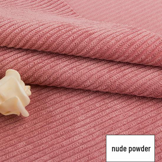 Corduroy Fabric Shirt Hoodie, Cotton Jacket, Suspender Pants, Velvet Sofa Cover, Corduroy Fabric Scraps.