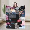 Cozy Throw Blanket Travel Singer H-Harrys S-Styles Kiss Al the Time Blanket Flannel Bedspread For Living Room Sofa Bed Cover
