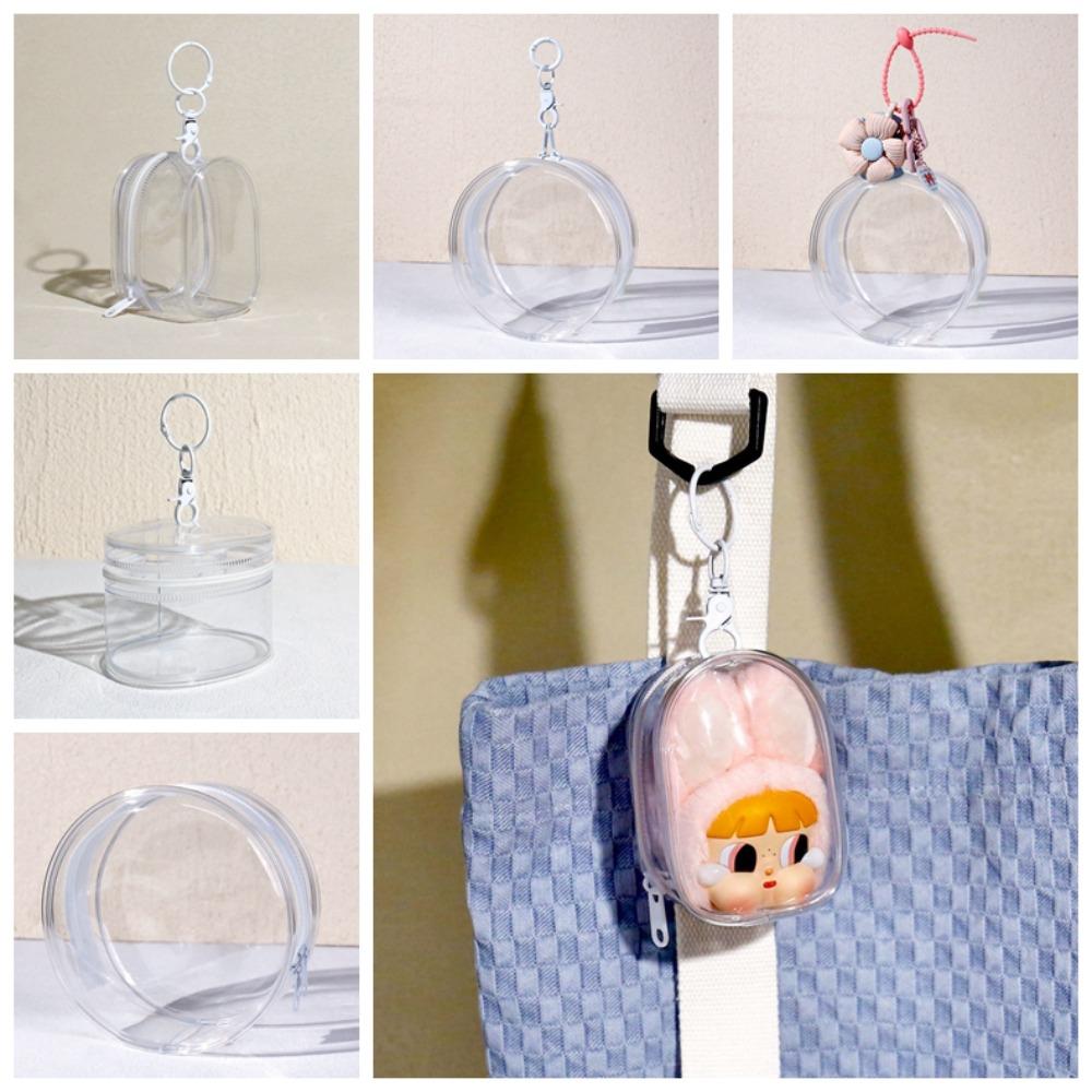 

Dustproof Labubu Display Bag Outgoing Crybaby Storage Pouch Clear Storage Case StyleC-S