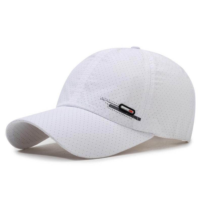Summer breathable visor short brim baseball cap quick drying hat outdoor beach sun protection cap trendy hat