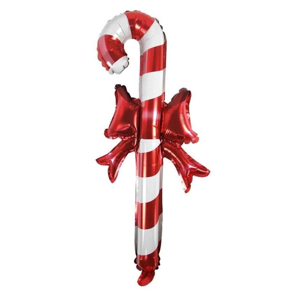Banquet Supplies Cane Candy Foil Balloons Inflatable Stick Christmas Decoration Christmas Ornaments