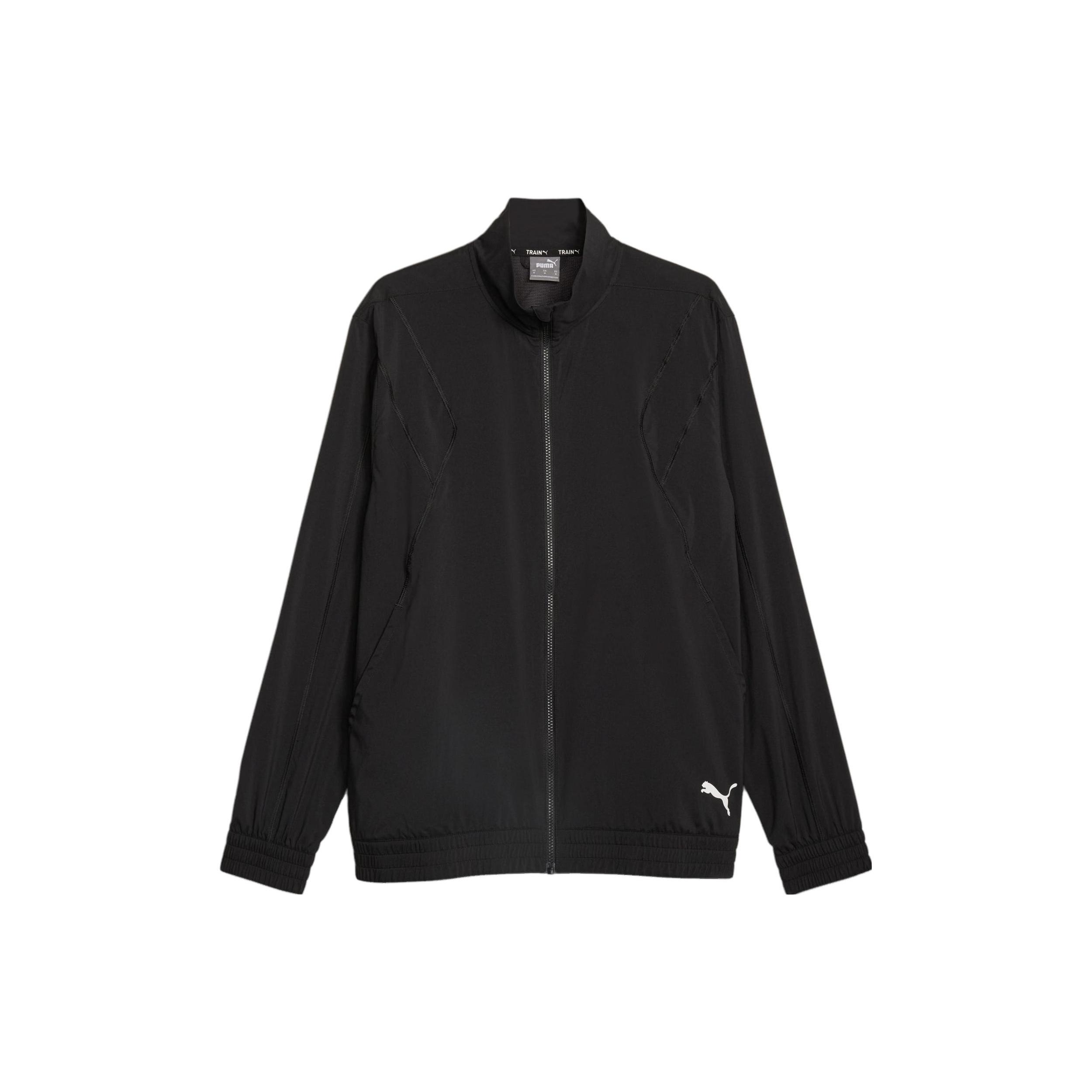 PUMA FIT Full-Zip Woven Training Jacket Black Men s 523859-01 L