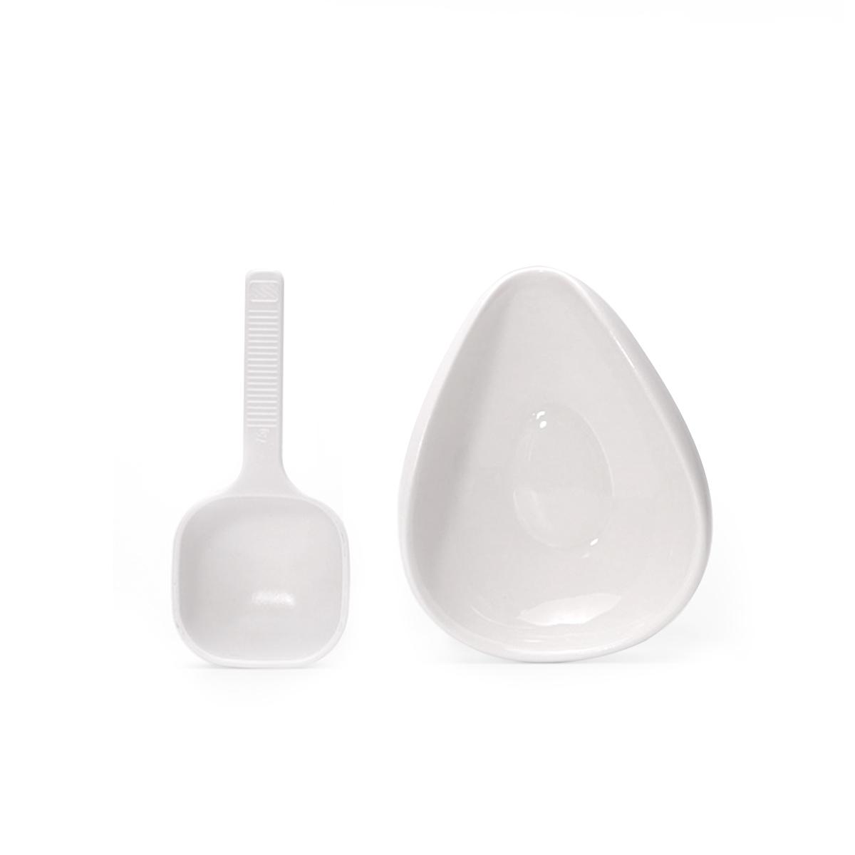 

Набор из чашки и ложки для кофейных зерен Leeseph, керамический мерный сосуд, набор для измерения кофе или чая, аксессуары для эспрессо