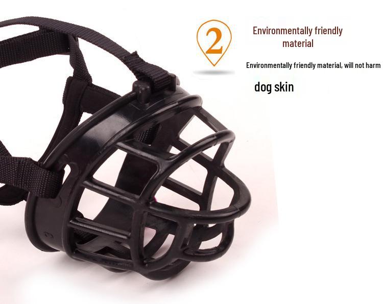 Adjustable Silicone Anti-Bite Dog Training Muzzle