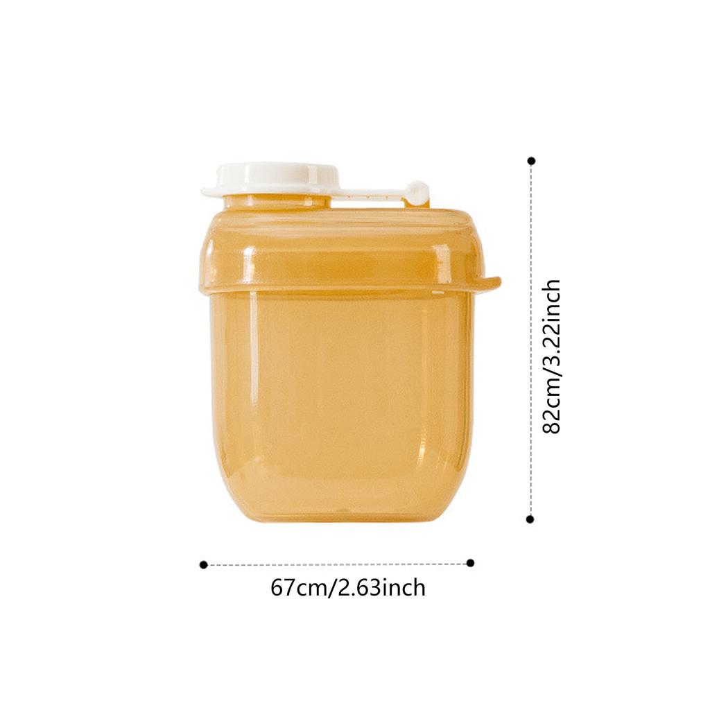 Babymilchpulverbehälter Aufbewahrungsbox Auslaufsicher Spender Einfaches Tragen Outdoor Auslaufsichere Versiegelung für Kleinkind