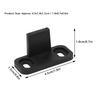 2pcs Black Barn Door Floor Guide POM Floor Mounted Guide Sliding Door Bottom Guide  Bypass Doors