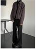 CleanFit Men's Korean-Style Short Jacket, Spring/Autumn, American Lapel Baseball, Detroit Workwear