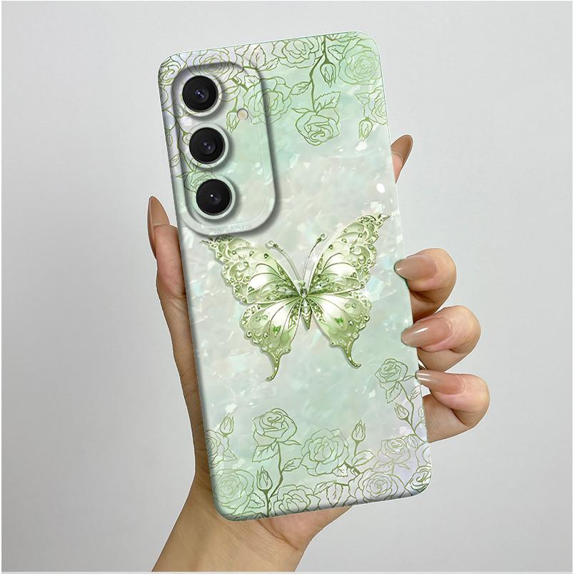 Pretty Butterfly Flower Case For Samsung Galaxy A16 5G Phone Cover Protection Case For Samsung A16 A26 A36 A56 GalaxyA16 Covers