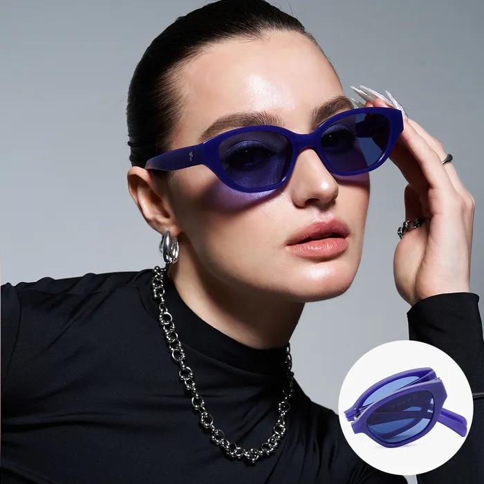 [MONSTA X Hyungwon's PICK] SOYE Folder Sunglasses BLUE