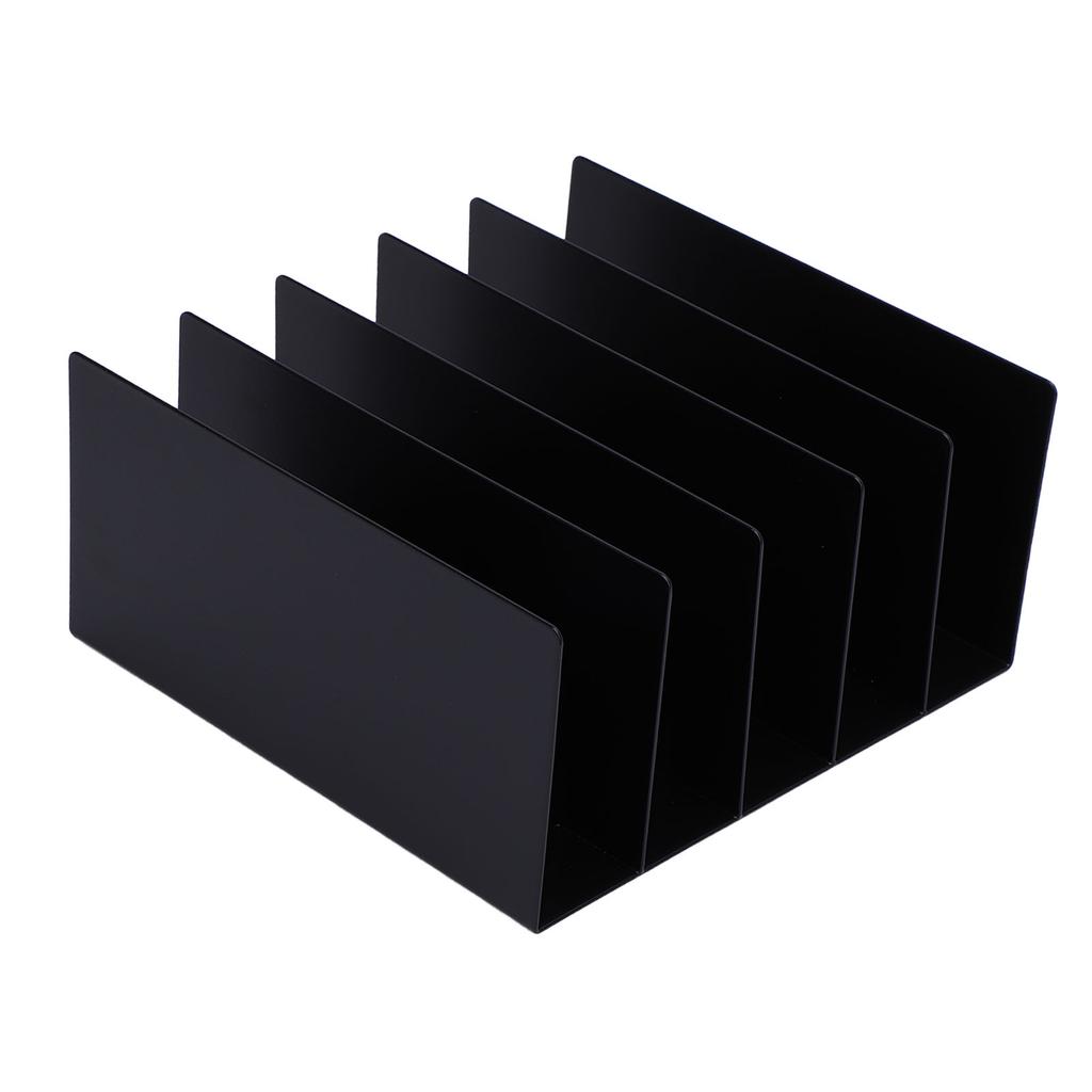 Desktop Aktenorganizer 5 Fächer Eisen Integriert Tragbarer Akten-Sortierer Organizer für Zuhause