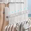 Xin Zao Portable Travel Clothes Hanger - Multi-functional Folding Rack with Seven Drying Holes for Hotel and Business Trips.