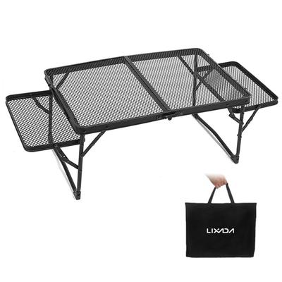 LIXADA Campingtisch Mesh Klapptisch Outdoor Tisch Mesh Tisch Klapptisch Grilltisch Outdoor Tisch