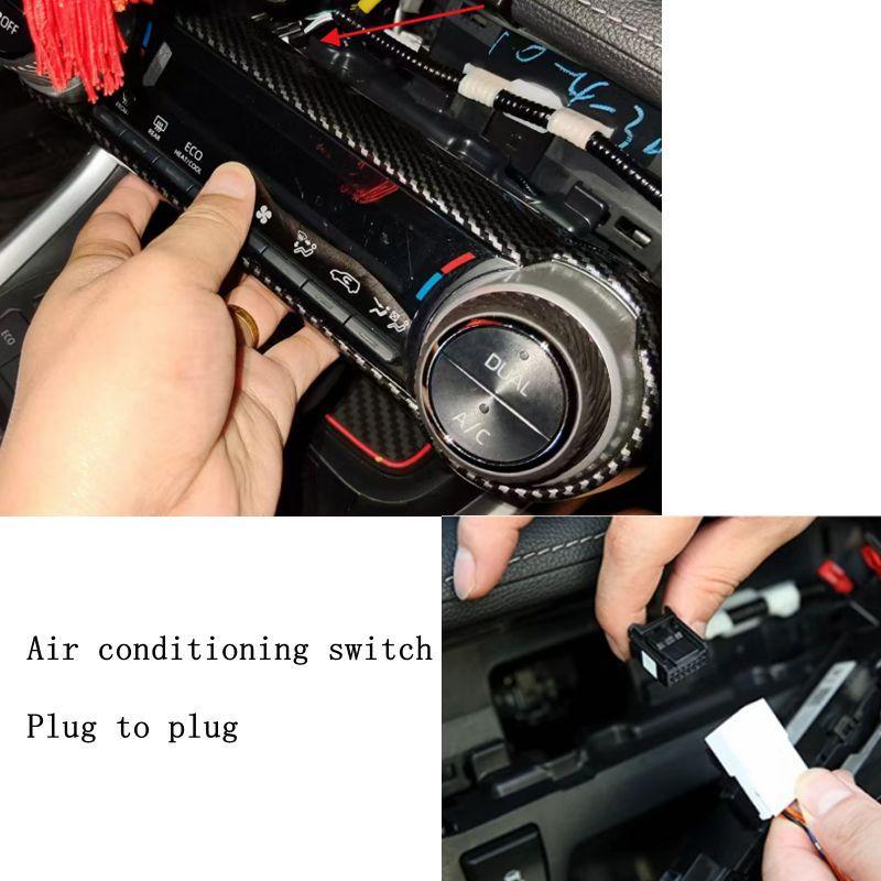 Ice Blue Atmosphere Light Water Cup Storage Box Lamp Fit for Toyota RAV4 XA50 2024