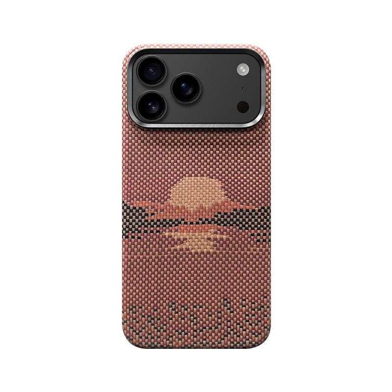 Applicable Apple 17Air Kevlar Mobile Phone Case iphone17Promax Aramid Fiber 17 Magnetic Protective Case