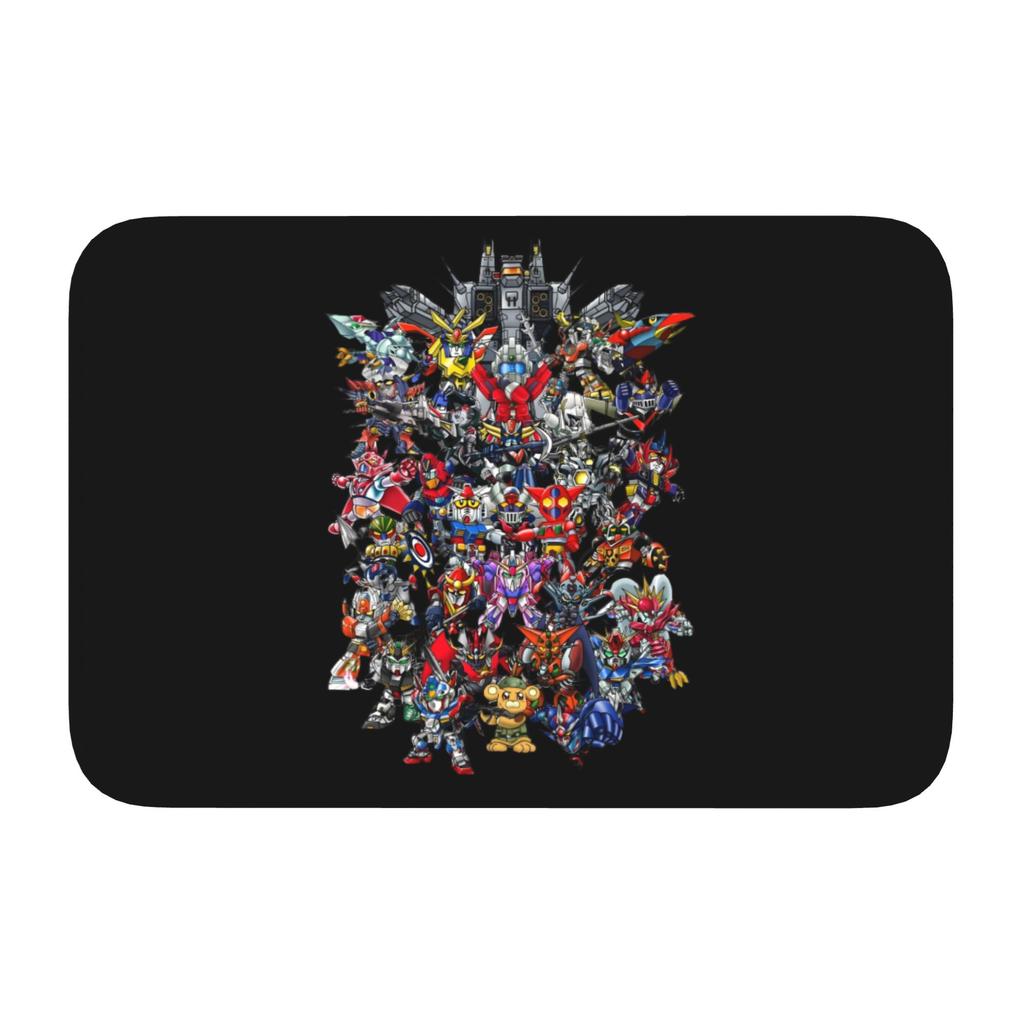 Custom Goldorak Grendizer Front Door Floor Entrance Mats Outdoor Anime UFO Robot Goldrake Bath Kitchen Doormat Toilet Carpet Rug