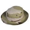 Outdoor Wide Brim Bucket Hat for Fishermen Summer Camouflage Sun Protection for Hiking and Fishing