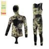 5mm Camo Hooded Wetsuit for Men & Women - Professional Diving, Hunting, Cold-Proof Fishing Suit.