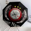 1 PC Automatic Folding Umbrella - AFC Ajax Custom Name Pattern, Portable & Foldable Design with 8 Ribs, Christmas Birthday Gifts
