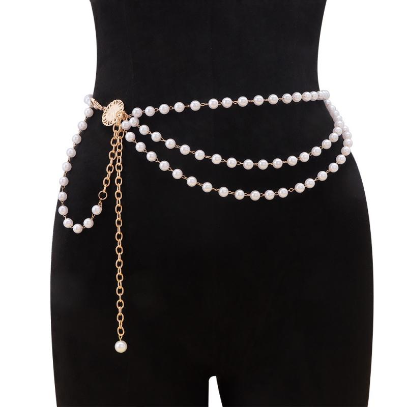 

Bohemian Waist Chain for Women Body Chains Layered Vintage Ethnic Style Totem Belt Simple Decoration Accessories Hoop&Belly Chains&Body