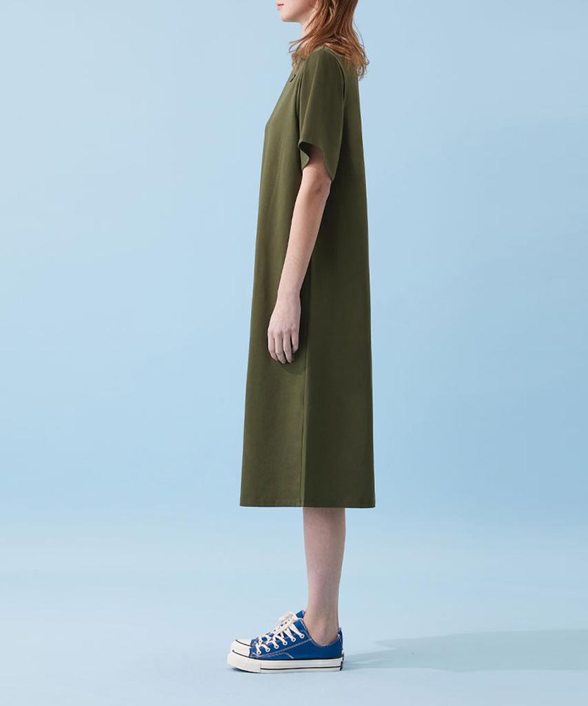 Boyeon Daimaru Symbol Long Dress Khaki 031