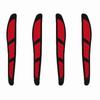 2/4pcs Edges Rearview Mirror Guard Strip Protector Anti-collision Sticker Fashion Cars Accessory