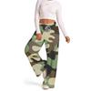 European and American camouflage wide-leg pants women's new straight versatile sports casual pants source spot